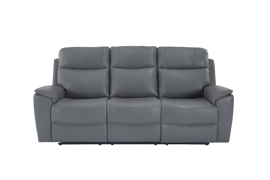 RC-2424 Manual Kulit Kulit Sofa Recliner Dual-Sided Sofa