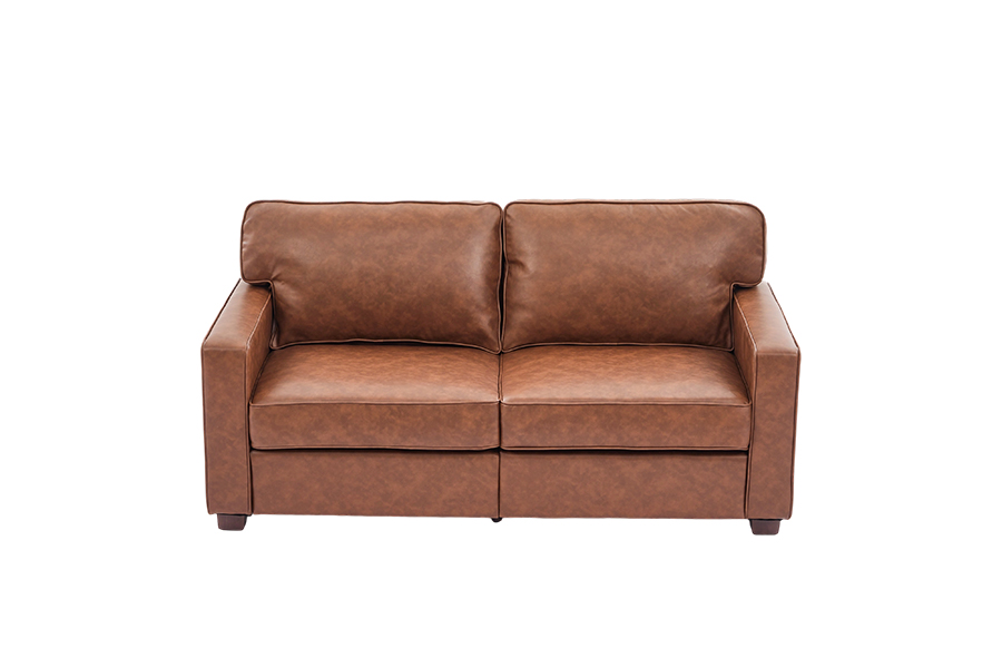 PU Faux Leather Couch, Kerusi (SF021-BR-S)/Loveseat (SF021-BR-M)/SOFA (SF021-BR-L)